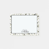 Gold Black Confetti Stippen Post-it® Notes (Voorkant)