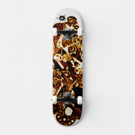 Gold Black Cool Persoonlijk Skateboard