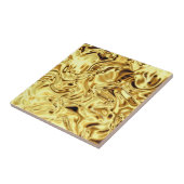 Gold Black Crinkle  Tegeltje (Zijkant)