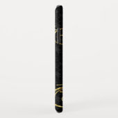 Gold Black Damask Gold Swirls Case-Mate iPhone Case (Achterkant/rechts)