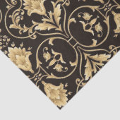 Gold Black Design-ontkoppelingspagina Tissuepapier (Detail)