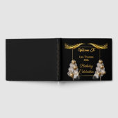 Gold Black Elegant Gastenboek (Volledig)