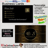 Gold Black Elegant QR Code Visitekaartje 18