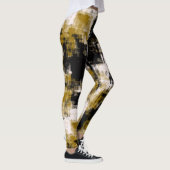 Gold Black en White Leggings (Rechts)