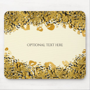 Gold & Black Exotic Oerwoud Cheetah Elegant Cream Muismat