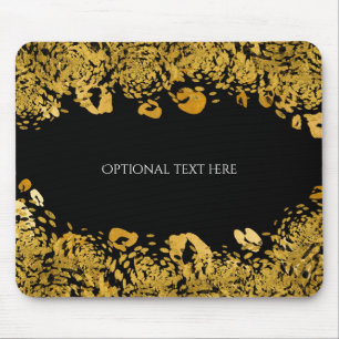 Gold & Black Exotic Oerwoud Cheetah Elegant Glam Muismat