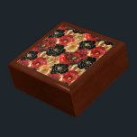 Gold Black Floral Party Vrijgezellenfeest Cadeaudoosje<br><div class="desc">Goud zwart Bloemenfeest Vrijgezellenfeest of verjaardag</div>