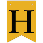 Gold Black Happy Birthday Vlaggetjes (Tweede vlag)