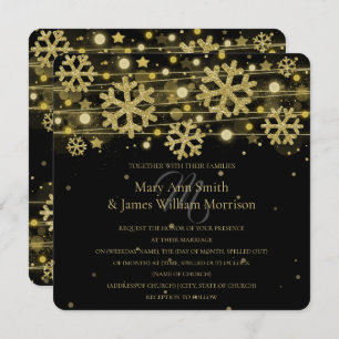Gold & Black Holiday Weddenschap Save the Date Kaart
