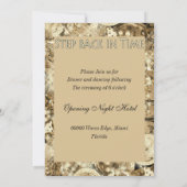 Gold Black Hollywood sterren Kaart (Achterkant)