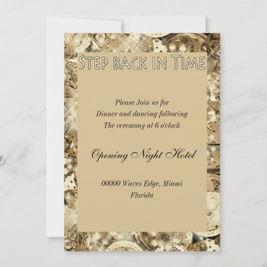 Gold Black Hollywood sterren Kaart (Achterkant)