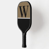 Gold & Black II College Monogram Pickleball Paddle (Links)