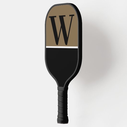 Gold & Black II College Monogram Pickleball Paddle (Links)