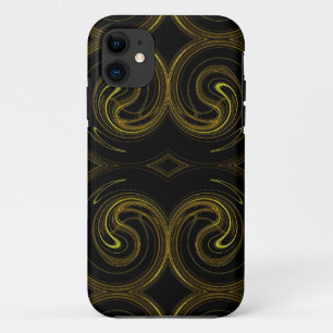 Gold & Black iPhone 5 Hoesje-poort, daar 11 Hoesje