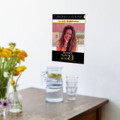 Gold Black Keepomwille Photo Afstuderen Folie Afdrukken (Laag (Keuken))