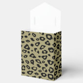 Gold Black leopard-printer Bedankdoosjes (Geopend)