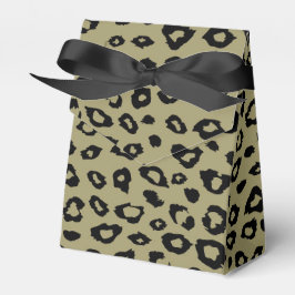 Gold Black leopard-printer Bedankdoosjes