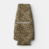 Gold Black leopard-printer Flesjeskoeler (Voorkant)