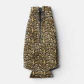 Gold Black leopard-printer Flesjeskoeler (Achterkant)