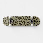 Gold Black leopard-printer Persoonlijk Skateboard (Horizontaal)
