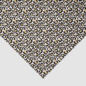 Gold Black leopard-printer Tissuepapier (Detail)