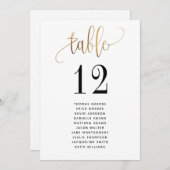 Gold Black Lovely Script Typography (Voorkant / Achterkant)