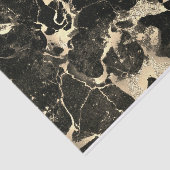 Gold & Black Marble 2, Gift Bag Stuffing Tissuepapier (Detail)