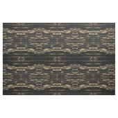 Gold Black Marble Abstract schilderen Stof (Fat Quarter)