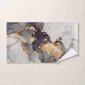 Gold Black Marble  Bad Handdoek (Handdoek)