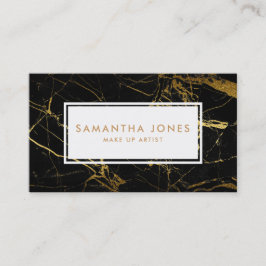 Gold Black Marble maakt artistieke Visitekaartjes 