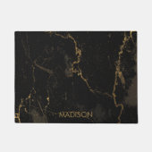 Gold Black Marmer Deurmat (Voorkant)