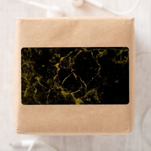 Gold Black Marmer Etiket (Insitu)