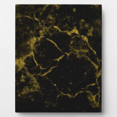 Gold Black Marmer Fotoplaat (Voorkant)