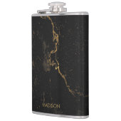 Gold Black Marmer Heupfles (Links)