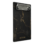 Gold Black Marmer Mini Klembord (Schuin)
