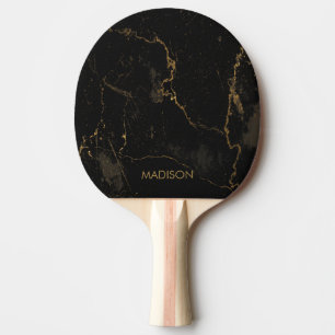 Gold Black Marmer Tafeltennisbatje