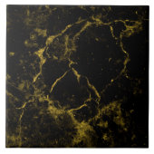 Gold Black Marmer Tegeltje (Voorkant)