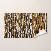 Gold & Black Modern Safari Rain Oerwoud Glam Bad Handdoek (Handdoek)