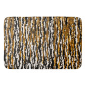 Gold & Black Modern Safari Rain Oerwoud Glam Badmat (Voorkant)