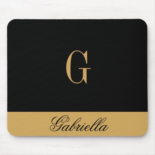 Gold Black Muismat (Voorkant)