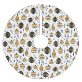 Gold Black Nordic kerstboomlamp Pattern Kerstboom Rok (Voorkant)