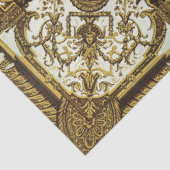 Gold & Black Ornamental Decoupage Paper Tissuepapier (Detail)