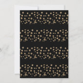 GOLD BLACK PANEL LEOPARD ANIMAAL PRINT BIRTHDAY KAART (Achterkant)