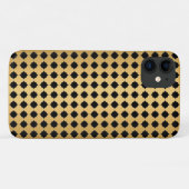 GOLD BLACK PATTERNED IPHONE HOESJE (Achterkant (horizontaal))