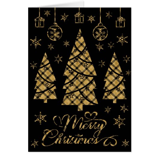 Gold Black Pset achter Black Kerstmis uit (Voorkant)