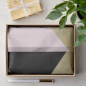 Gold BlacK Roze, aangepast, 10 lbs-papier, wit Tissuepapier (Geschenk)