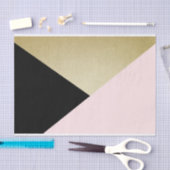 Gold BlacK Roze, aangepast, 10 lbs-papier, wit Tissuepapier (Craft)