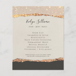 Gold Black Shimmer Paper Flyer