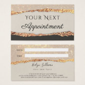 Gold black-shimmer papieren betaalkaart visitekaartje (Voorkant /achterkant)