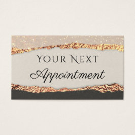 Gold black-shimmer papieren betaalkaart visitekaartje